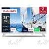 THOMSON TV THOMSON LED 24" 24HG2S14W SMART GOOGLE TV DVB-T2/S2 HD CI+ 3XHDMI 2XUSB (ANCHE 12V) BIANCO -TELECOMANDO RETRO ILLUMINATO VESA