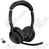 JABRA Cuffia professionale Jabra Evolve2 55 Stereo MS Bluetooth, Canc. rumore, Cert. Microsoft - con Link 380a