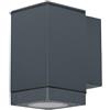 V-TAC LEDLUX LD8626 Applique Da Parete e Muro Con Portalampada GU10 Illuminazione Mono Fascio Da Un Lato IP44 Carcassa Nera SKU-8626