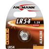 ANSMANN 5015313 Lr54 Pile a Bottone Batteria Alcaline - 1,5V