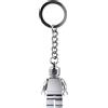 LEGO Portachiavi Minifigure grigio argento