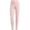 adidas Essentials High-waisted Logo Leggings, Semi Pink Spark, L Tall Donna