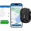TKMARS Localizzatore GPS senza Abbonamento 10000mah TK905B Localizzatore GPS per Auto 160 Giorni in Standby per Auto con APP Allarmi Multipli IP65 Impermeabile Forte Magnetico
