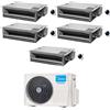 CLIMATIZZATORE PENTA CANALIZZATO 9+9+9+9+12 MIDEA R-32 DC INVERTER A++A+ WI FI READY.M5OE-42HFN8-Q LINEA 2026