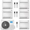 CLIMATIZZATORE PENTA CONSOLE 9+12+12+12+12 MIDEA DC INVERTER R-32 A++A+ WI FI READY.M5OE-42HFN8-Q.LINEA 2026