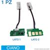 No Brand Chip compatibile per rigenerazione Toner X3220 / X3280 C804S colore CIANO