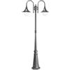 Ideal Lux CIMA PT2 ANTRACITE Mod. 246833 Lampada Da Terra 2 Luci