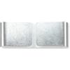 Ideal Lux CLIP AP2 MINI ARGENTO Mod. 091136 Lampada Da Parete 2 Luci