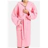 Arena Zeal Plus Pink White Accappatoio Microfibra Rosa