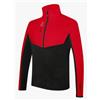 Rh+ Zero Full Zip Red/Black Micropile Uomo