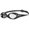 Arena Spider Clear-Black-Black Occhialino Nero
