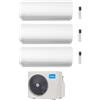MIDEA CONDIZIONATORE MIDEA TRIAL SPLIT XTREME PRO 9000+9000+12000 BTU WIFI INVERTER M3OA-27HFN8-Q A++