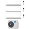 MIDEA CONDIZIONATORE MIDEA TRIAL SPLIT BREEZELESS 12000+12000+12000 BTU WIFI INVERTER M3OA-27HFN8-Q A++