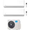 MIDEA CONDIZIONATORE MIDEA DUAL SPLIT BREEZELESS 9000+12000 BTU WIFI INVERTER M2OH-14HFN8-Q A++