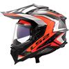 LS2, Casco Moto Cross EXPLORER CARBON FRONTIER II Gloss Orange, 3XL