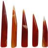 Brrnoo 5Pcs Coltello Agata, Agata Lucidatura Levigatura Lucidatura Coltello Agata Oro Argento Gioielli Argilla Artigianato Strumento di Creazione di Gioielli, per Oro Argento Creazione di Gioielli(rosso)