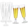 GOIEHIR 20 flauti da champagne in plastica, 150 ml, in plastica, riutilizzabili, per matrimoni, feste