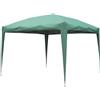 NATERIAL Pergolato Eori in acciaio struttura grigio metallizzato L 295 x P 295 x H 255 cm