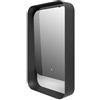 ELMA Specchio con illuminazione integrata bagno rettangolare DIVA ELMA L 70 x H 80 x P 12 cm nero