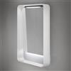 ELMA Specchio con illuminazione integrata bagno rettangolare DIVA ELMA L 70 x H 80 x P 12 cm bianco