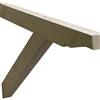 Leroy Merlin Supporto Onda in legno L 90 x P 10 cm struttura bianco