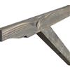 Leroy Merlin Supporto Onda in legno L 90 x P 10 cm struttura grigio
