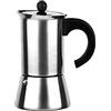 IBILI Moka express Indubasic, 4 tazze, 185 ml, acciaio inossidabile, adatta per l'induzione