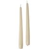 Cereria Di Giorgio - 10 Candele Coniche - Diametro 2,2 cm Altezza 25 cm - Colore Avorio - Durata 7 ore - Standard per candelabro