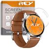 REY Pellicola salvaschermo per Universale 36mm, Vetro temperato, di qualità Premium ¡Misurare Prima di Acquistare!