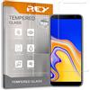 REY Pellicola salvaschermo per Samsung Galaxy J4 Plus 2018 - J6 Plus 2018 - J4 Core, Vetro temperato, di qualità Premium