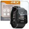 REY Pellicola salvaschermo per Garmin Forerunner 35 - Forerunner 30, Vetro temperato, di qualità Premium