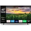 Thomson Smart TV 43 Pollici 4K Ultra HD Display QLED Sistema Google TV colore Nero - 43QA2S13