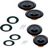 Hertz KIt 4 Casse Altoparlanti Hertz DCX 165.3 Anteriori e Posteriori per Fiat Sedici