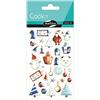 Maildor CY103C - Adesivi 3D Cooky - 8 Fogli 12x8 cm - 778 Adesivi - Natale