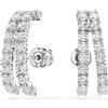 SWAROVSKI ORECCHINI MATRIX, BIANCO, PLACCATI RODIO 5705835