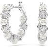 SWAROVSKI ORECCHINI MATRIX PERLA A CERCHIO BIANCO 5709256