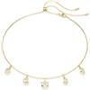 SWAROVSKI COLLANA IMBER, BIANCO, PLACCATA COLOR ORO 5705463
