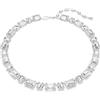 SWAROVSKI COLLANA TENNIS MILLENIA, TAGLIO OTTAGONALE, BIANCO, PLACCATA RODIO 5705757