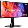 ViewSonic ColorPro VP3881A - Monitor per fotografia, 95,3 cm / 38, funzione di calibrazione (WQHD, pannello IPS, HDR 400, USB-C, HDMI 2.0, DP, altezza regolabile, servizio di sostituzione di 5 anni,
