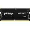 Kingston FURY Impact XMP 16GB 6400MT/s DDR5 CL38 SODIMM Memoria Gaming per Laptop Modulo Singolo - KF564S38IB-16