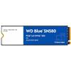 WD Blue SN580,250 GB,M.2 2280,fino a 4 000 MB/s,PCIe Gen4 NVMe,Include Acronis True Image per Western Digital,clonazione e migrazione del ,backup completo e ripristino rapido,protezione da ransomware