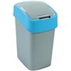 KETER CURVER Cestino per rifiuti FLIP BIN 25 l argento/blu