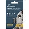 MediaRange Nano Flash Drive USB 2.0 8GB con portachiavi - MR920