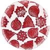 Excelsa Xmas Set 2 Piatti Portata/Panettone, Vetro