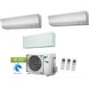 Daikin Climatizzatore Condizionatore Daikin Bluevolution Dual Split Inverter - 12+12 con 2MXM50A R-32 - 12000+12000