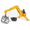 bruder 02338 - Accessori terna con pinza e benna, accessori trattore, rimorchio, azienda agricola