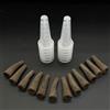 OHYER Kit per Coltivare Qualsiasi Cosa per la Coltura Idroponica Kit di Baccelli di Semi per Aerogarden Tappi per Piante in Lana di Roccia Idroponica (Lungo (Blocco da piantare + Cesto) 24)
