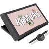 HUION Kamvas 13 Gen 3 Tavoletta Grafica con Schermo, Monitor da Disegno in Vetro Canvas da 13,3,Vopertura sRGB del 99%, PenTech 4.0, Pressione Penna 16384, Doppi Quadranti,Supporto Regolabile, Nero