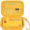 Elonbo Custodia per KODAK Mini 2 Retro 4PASS Stampante Fotografica Portatile, Supporto di Immagazzinaggio Della Macchina Fotografica Digitale Instant Print, Cavo, Giallo