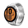 MoKo Cinturino in Metallo Compatibile con Samsung Galaxy Watch 7 FE 6 5 4 40mm 44mm/Watch 6 4 Classic 43mm 47mm 42mm 46mm/5 Pro 45mm/3 41mm/Active 2, 20mm Cinturino in Acciaio Inossidabile, Argento